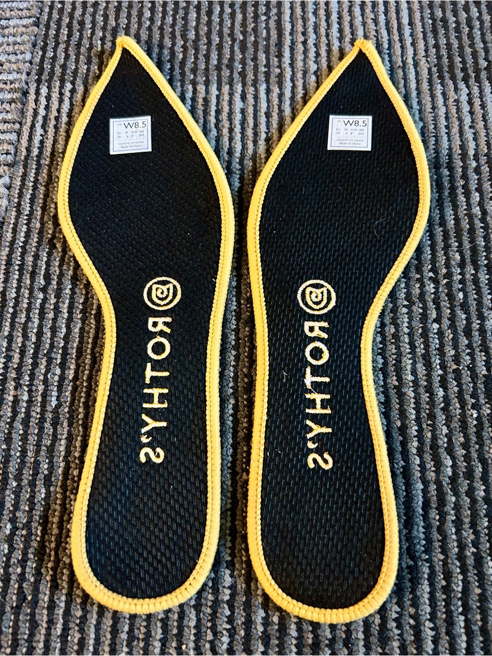 Rothy's Marigold Yellow The Point Retired Slip On Knit Ballet Flats 8.5 EU 39 - Picture 7 of 14